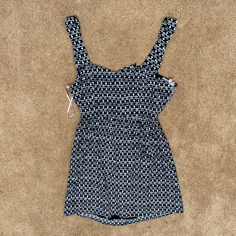 Forever 21 printed open back dress (M)